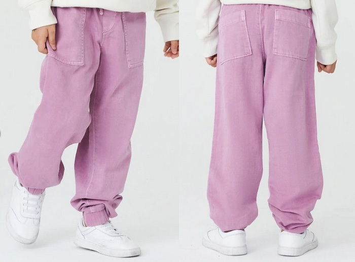 <140cm 150cm почти не использовался прекрасный товар >GAP Gap Kids u-bn брюки-джоггеры стрейч брюки свет розовый Junior одежда ( стоимость доставки 510 иен )