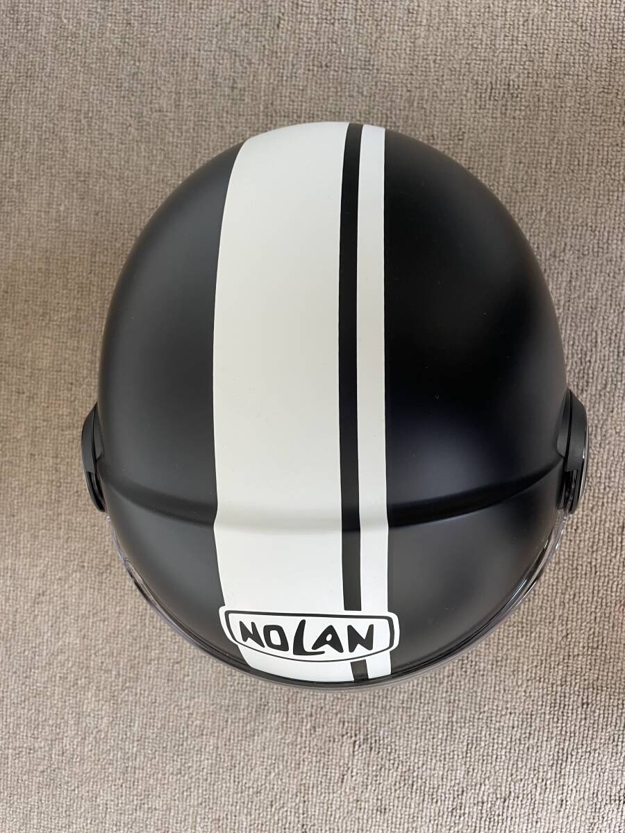 Nolan ノーラン N21 Visor Dolce Vita Jet Helmet ジェットヘルメット フラットブラック XLの画像9
