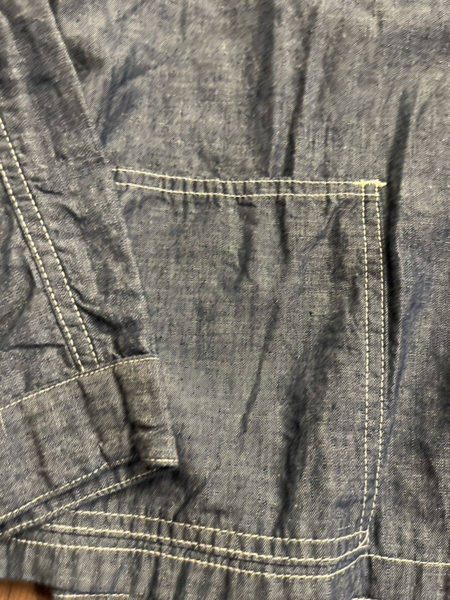 新品未使用 POST OVERALLS ポストオーバーオールズ USMC 3 Pocket Utility Jacket (1930s Version) : chambray indigo サイズ Mの画像8