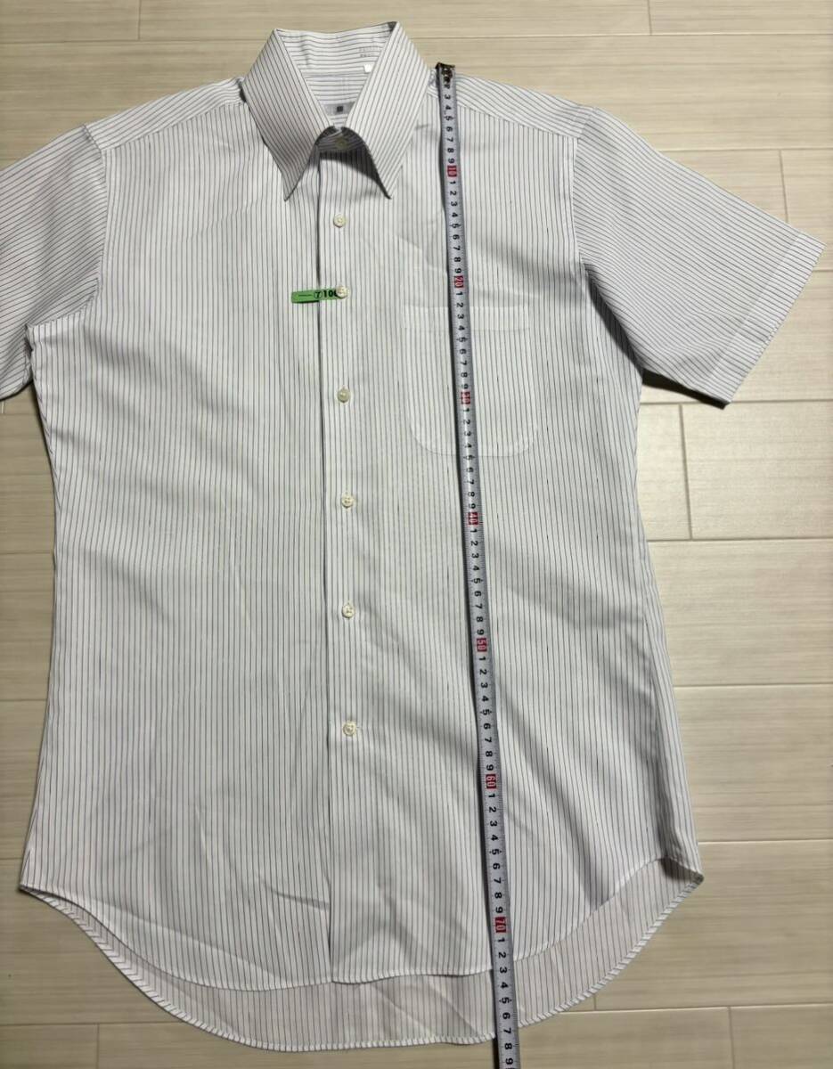 ◎ SUITSELECT スーツセレクト 形態安定シャツ Mサイズ SL653019-7 半袖シャツ ワイシャツ メンズ ビジネス カッターシャツ 白 ホワイト 10_画像2