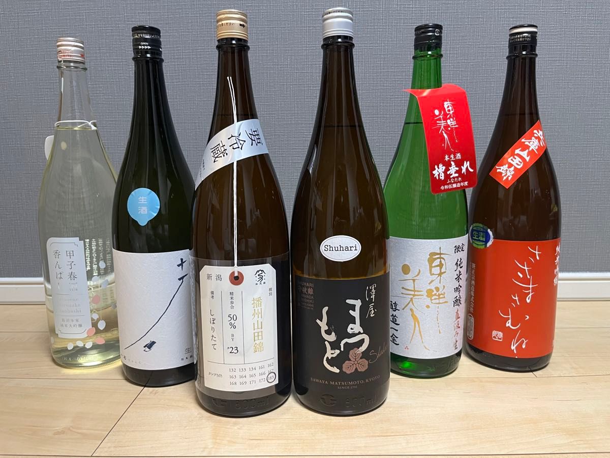 飲み比べ　人気日本酒　6本セット　1800ml 1升 B