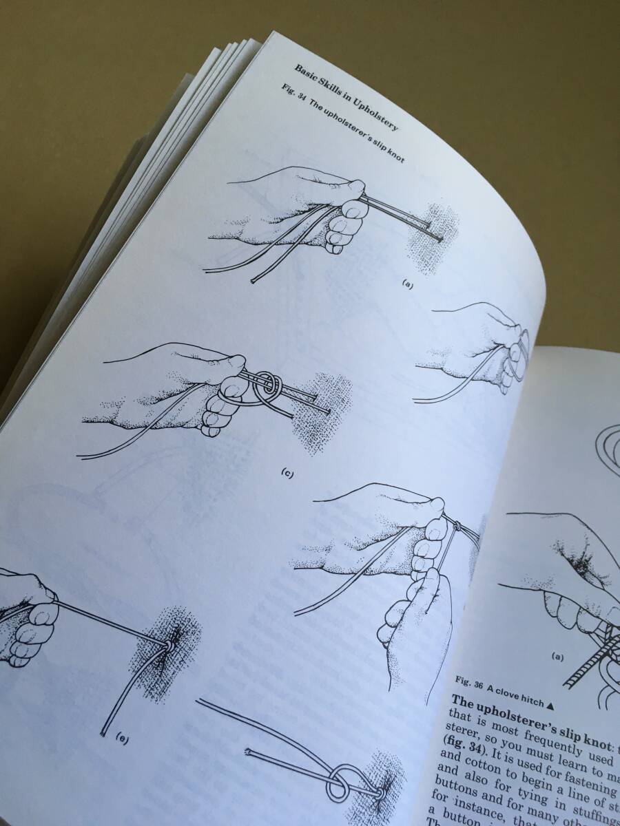 ■洋書 UPHOLSTERY a practical guide アップホルスタリ 技法書の画像4