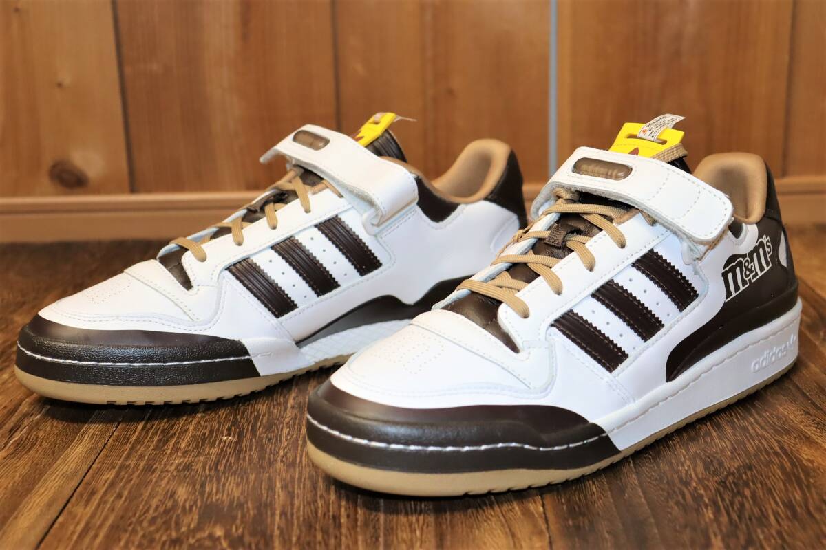 送料無料 即決【未使用】 adidas Originals ★ FORUM LO 84-M&Ms CREW-v1 (US10/28cm) ★ アディダス フォーラム コラボ 別注 GY6313の画像2