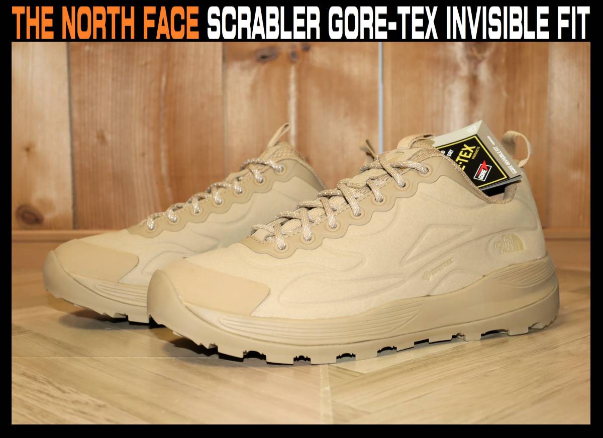 送料無料 即決【未使用】THE NORTH FACE ★ スクランブラー GORE-TEX インビジブルフィット (US9.5/27.5cm) ★ ノースフェイス NF52132 _画像1