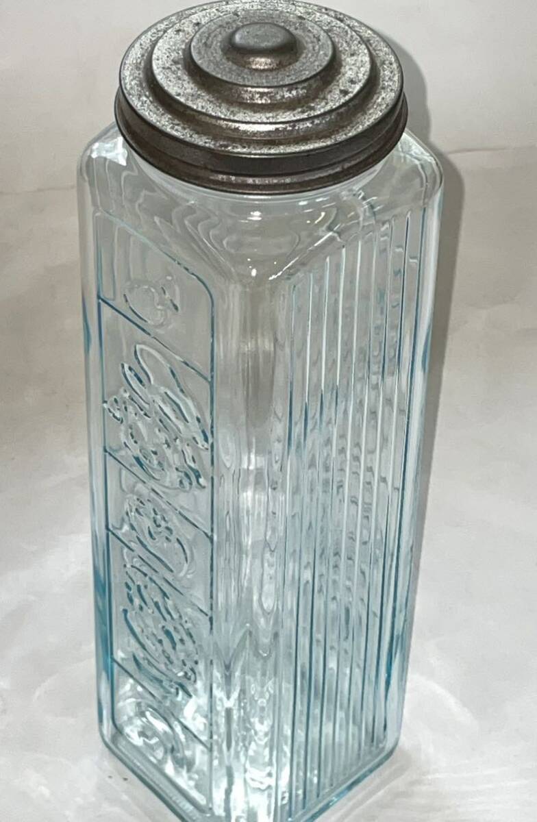 レトロ ◆ 【オサムグッズ 】ビンテージ ◆ガラス瓶 ◆アンティーク ◆保存瓶 ◆ガラス 容器 ◆インテリア ◆本体 美品 非売品の画像9