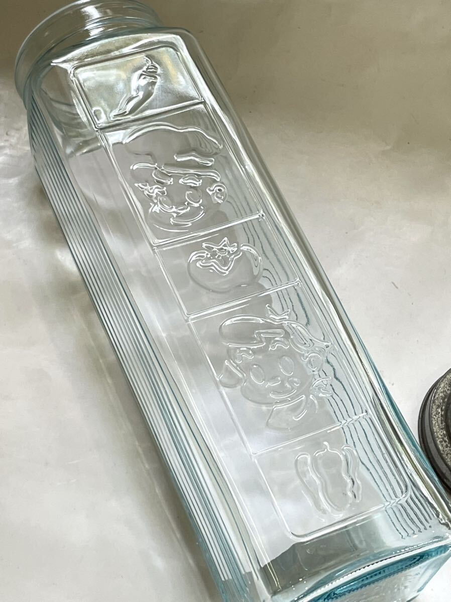 レトロ ◆ 【オサムグッズ 】ビンテージ ◆ガラス瓶 ◆アンティーク ◆保存瓶 ◆ガラス 容器 ◆インテリア ◆本体 美品 非売品の画像5