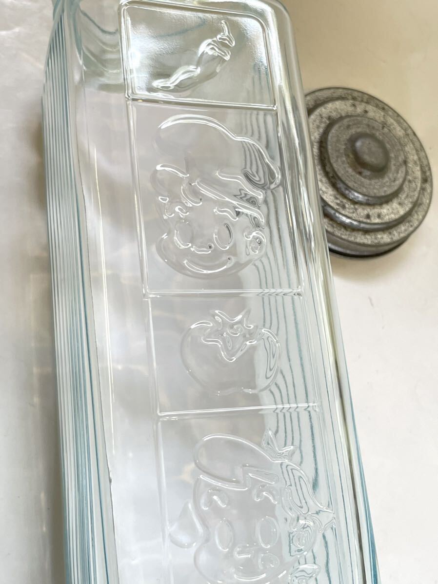 レトロ ◆ 【オサムグッズ 】ビンテージ ◆ガラス瓶 ◆アンティーク ◆保存瓶 ◆ガラス 容器 ◆インテリア ◆本体 美品 非売品の画像10