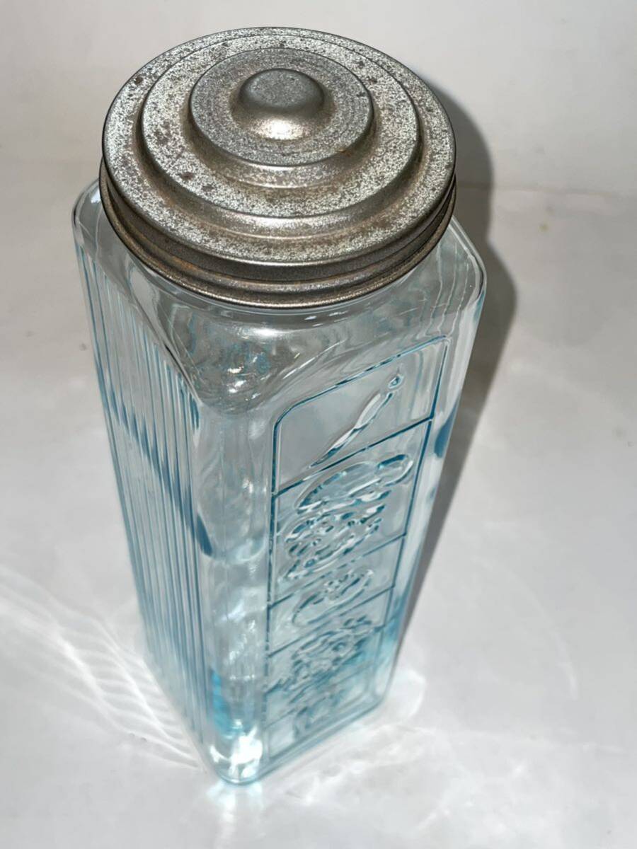 レトロ ◆ 【オサムグッズ 】ビンテージ ◆ガラス瓶 ◆アンティーク ◆保存瓶 ◆ガラス 容器 ◆インテリア ◆本体 美品 非売品の画像6