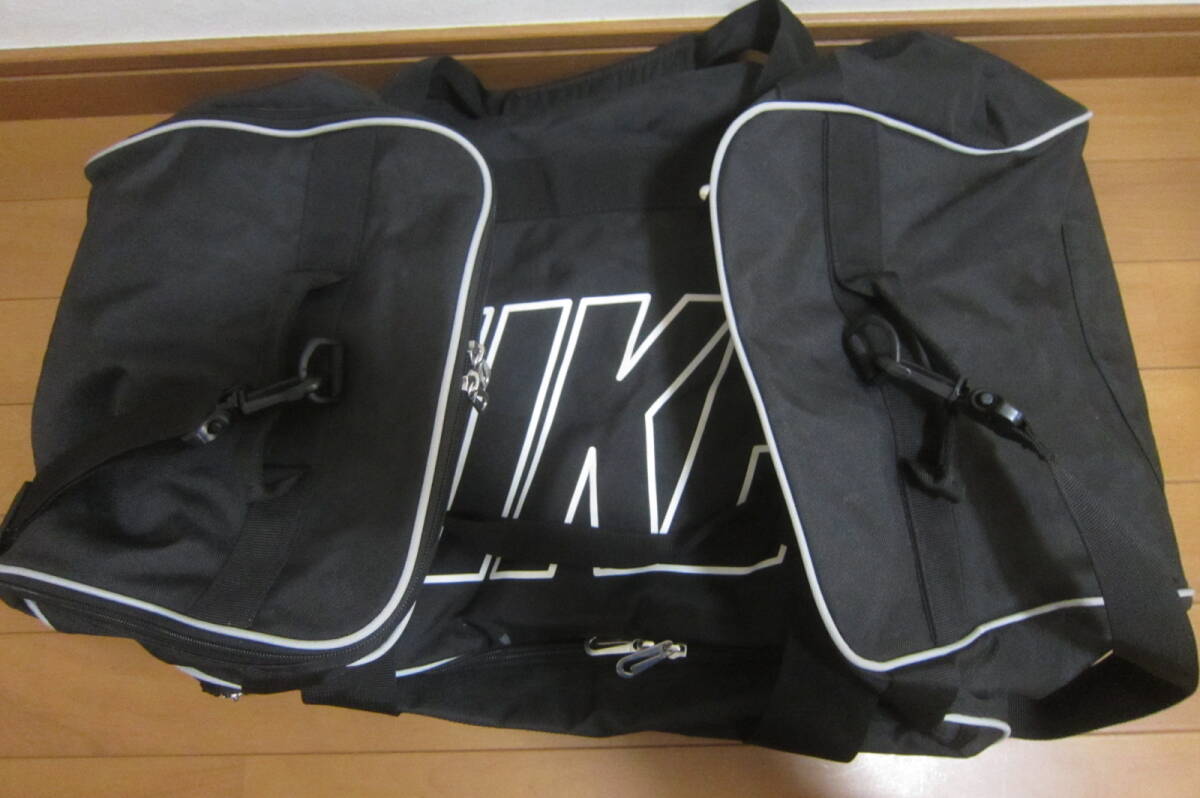 NIKE ナイキ ボストンバッグ スポーツバッグ 黒 O2404Aの画像3