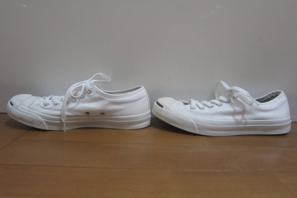 CONVERSE コンバース JACK PURCELL ジャックパーセル 1R193 LOW ローカットスニーカー 白 25㎝ O2404B_画像4