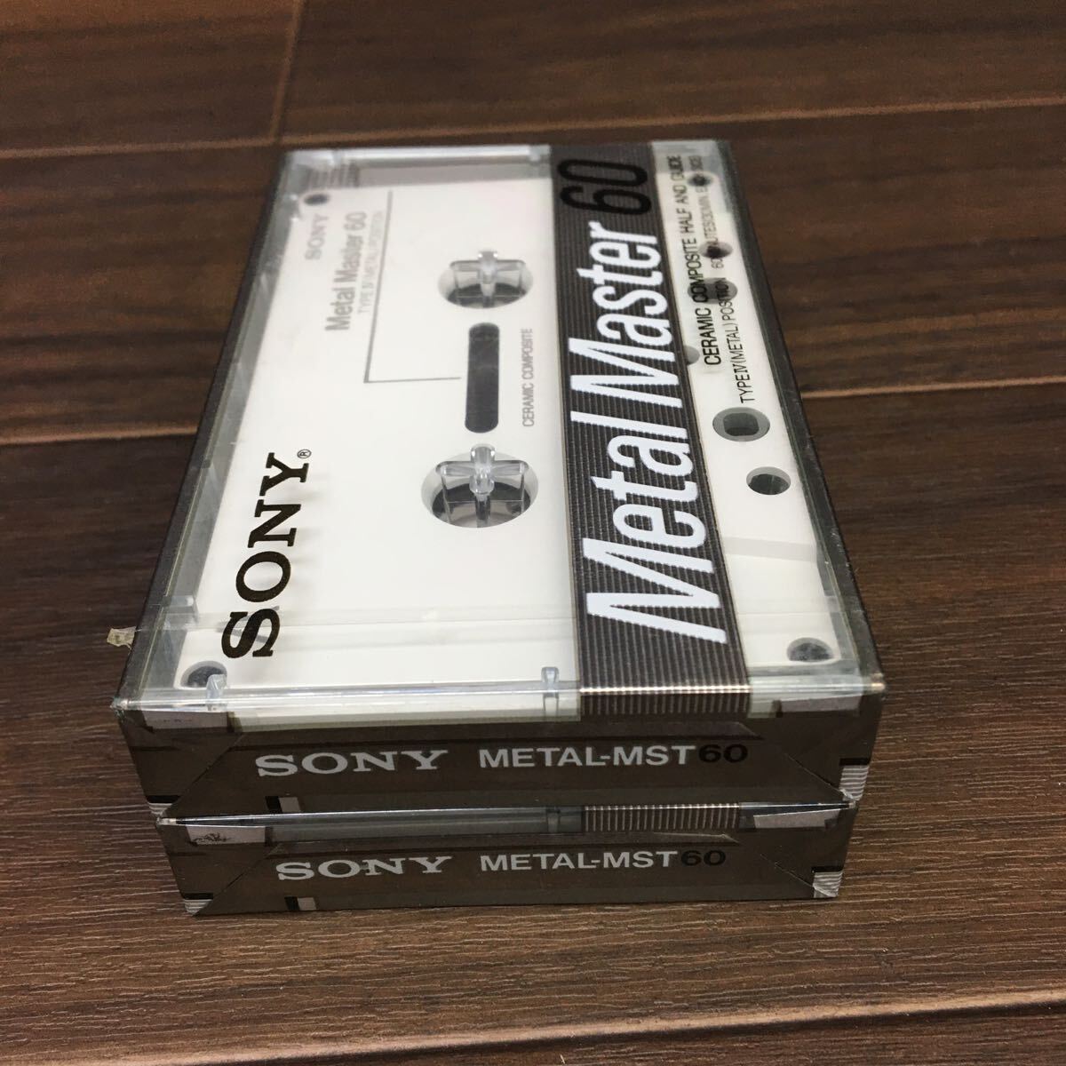 □B-1003 SONY ソニー Metal Master 60 メタルマスター 2本 セット 未開封 未使用 カセットテープ 記録媒体 記録メディア _画像4