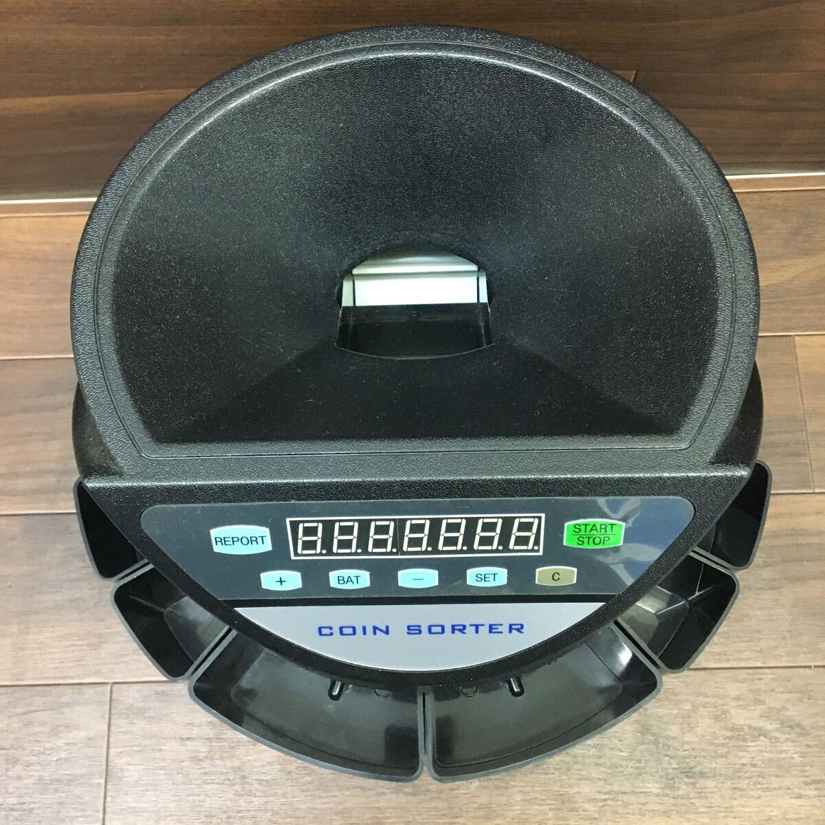 US240409 B-12 ELECTRONIC COIN SORTER エレクトロニック コインソーター コインカウンター 硬貨計数機 ブラック 簡易動作確認済みの画像8