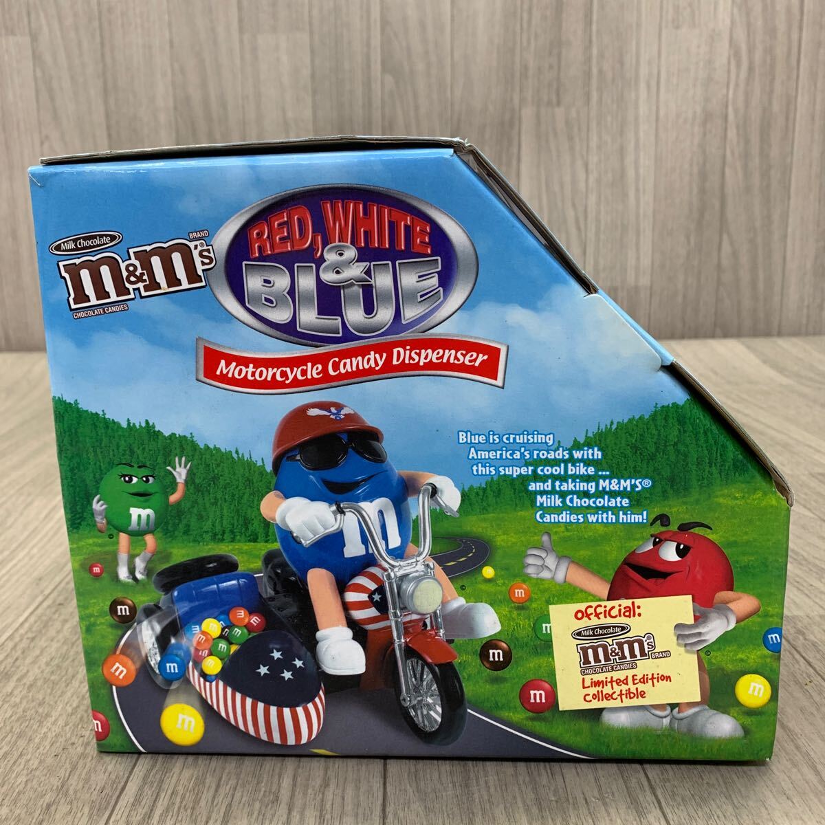 US240409 E-60 M&M's ディスペンサー ハーレー アメリカン インテリア 雑貨 フィギュア ライダー チョコレート 玩具 おもちゃ 現状品の画像3