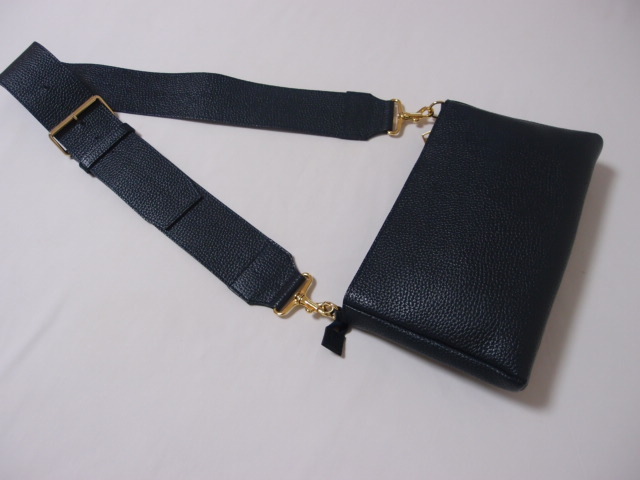  beautiful goods chi- back CH!iii BAG wide belt leather shoulder bag 