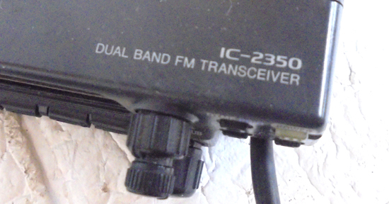 ジャンク ICOM アマチュア無線機 IC-2350 マイク(HM-78)付き トランシーバー アイコム DUAL BAND FM TRANSCEIVER 札幌市 白石店の画像7