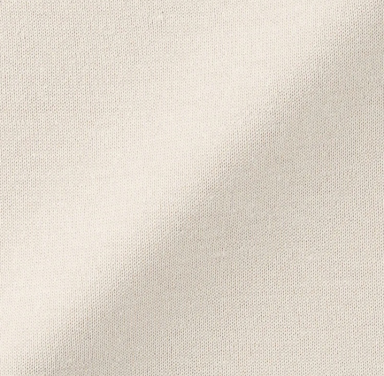 無印良品 UVカット ヘンプ混 クルーネック 五分袖 セーター ベージュ XL / サマー ニット ナチュラル シンプルニット LL MUJI　_画像7