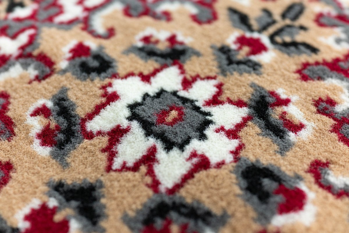 ■■サヤンサヤン カーペット ペルシャ 絨毯 ベルギー製 ウィルトン織り ラグマット 約 235ｘ320 cm 約6畳 レッドの画像5