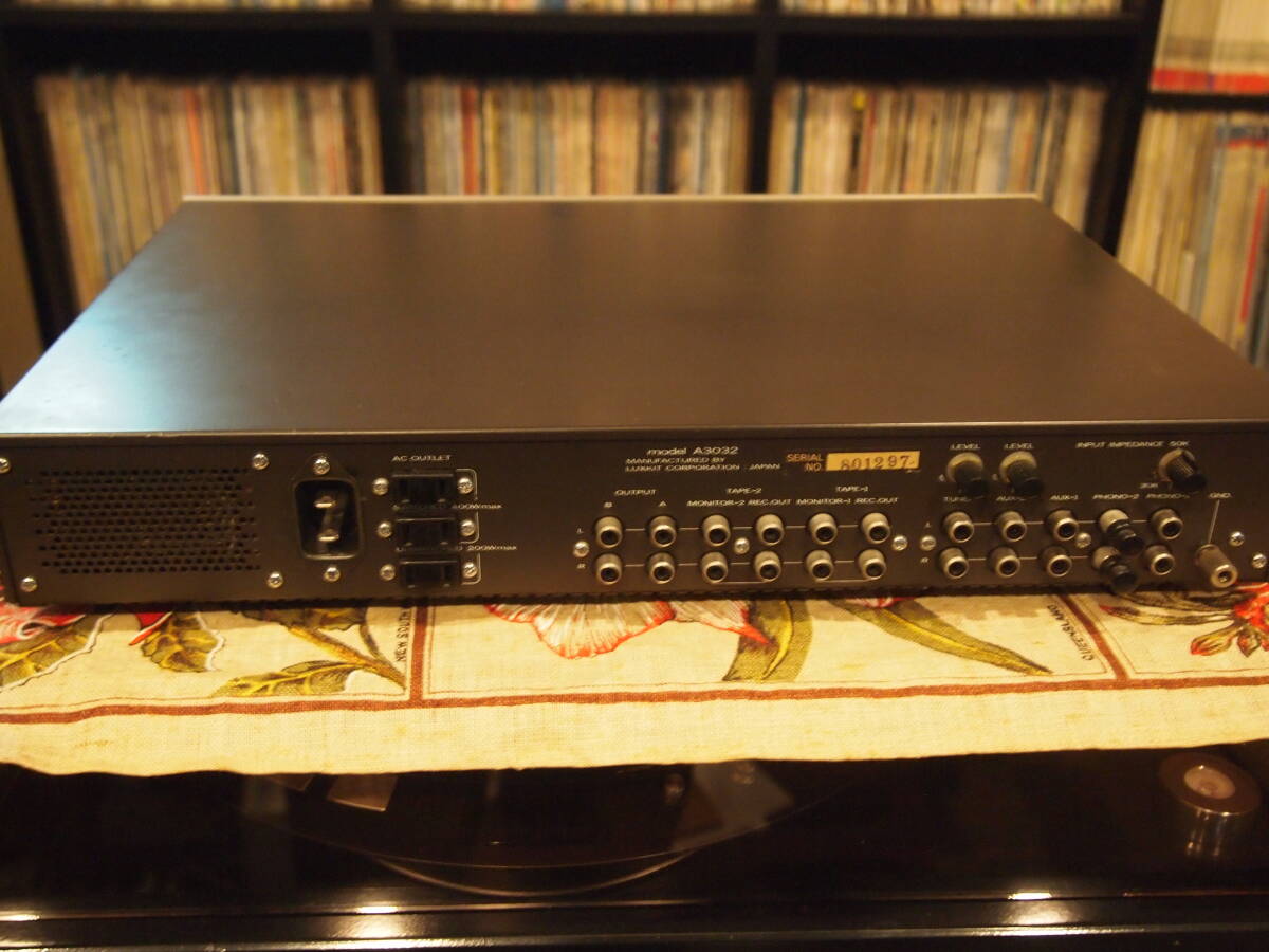 Luxman kit A-3032 tube lamp type pre-amplifier operation goods 