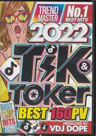 ◆新品DVD★『2022 TiKToker BEST 160PV / VDJ DOPE』BTS BLACKPINK TWICE SEVENTEEN MAMAMOO ITZY Lil Nas Tyga★1円_画像1
