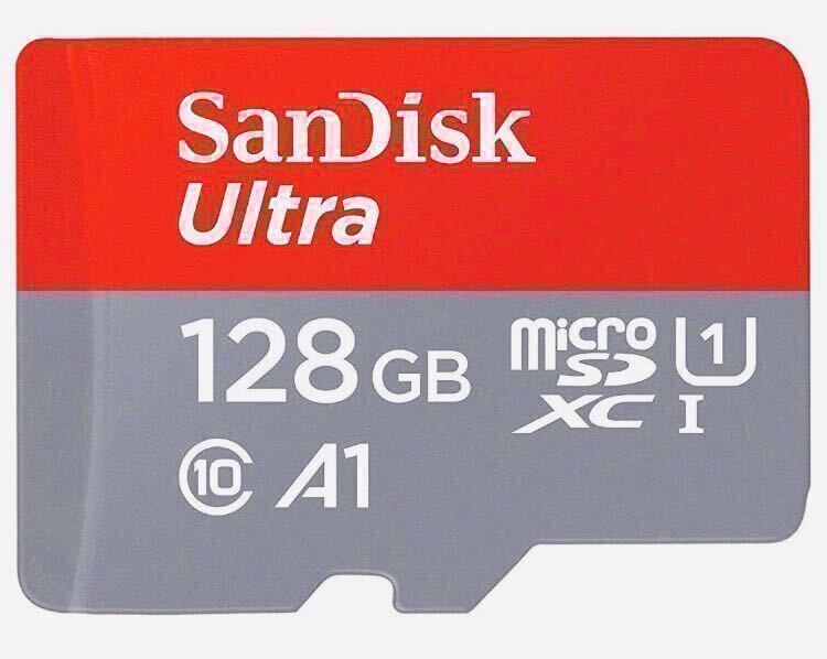 SanDisk microSD 128GB マイクロSDカード 1枚 140M/秒_画像1