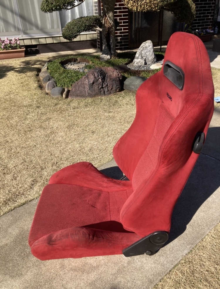 RECARO SR-3 赤 レカロ SR3 運転席　ホンダ純正_画像3