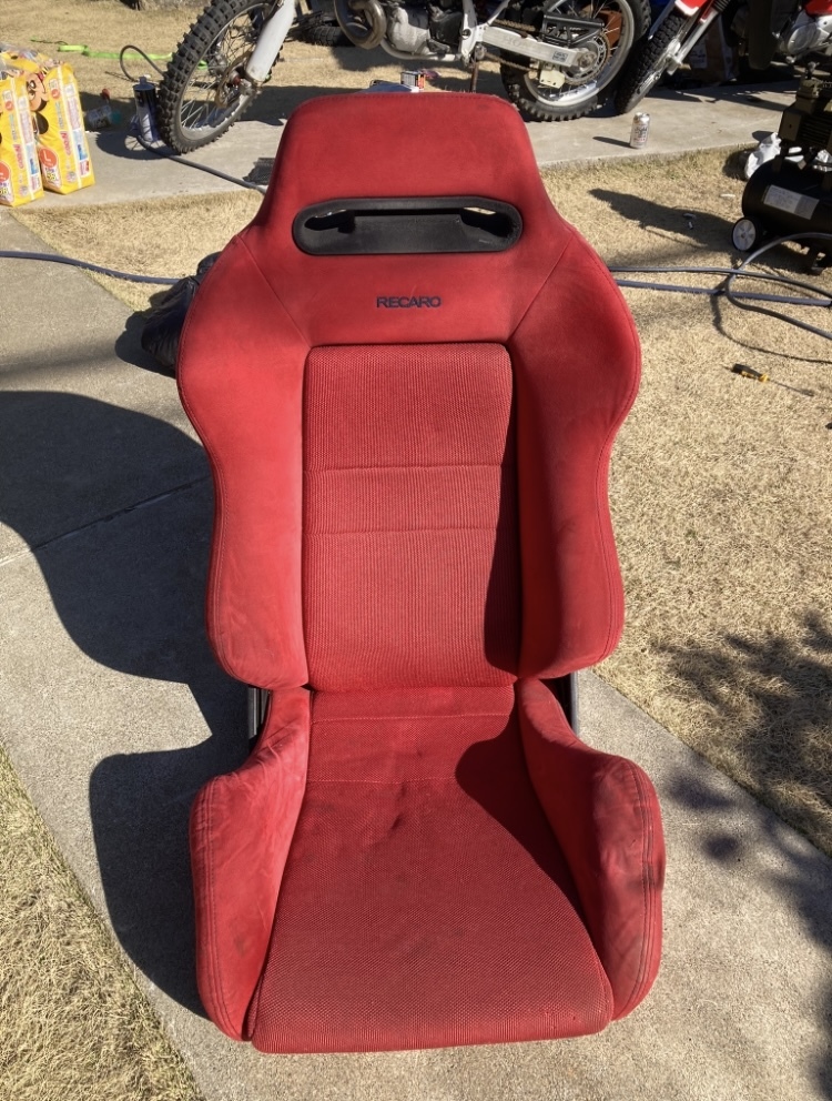 RECARO SR-3 赤 レカロ SR3 運転席　ホンダ純正_画像1