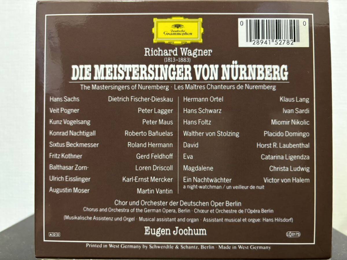 ワーグナー　楽劇ニュルンベルクのマイスタージンガー全曲　ヨッフム指揮　ベルリンドイツオペラ管弦楽団　4CD_画像3