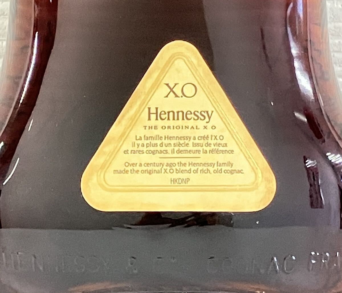 【送料無料!!】Hennessy ヘネシー XO 金キャップ クリアボトル 40度 700ml コニャック ブランデー 古酒 箱付き 未開栓の画像10