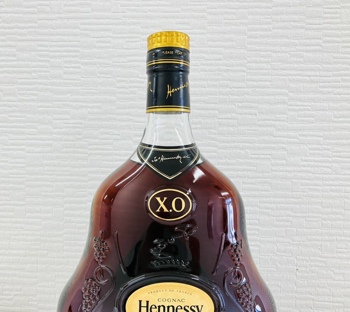 【送料無料!!】Hennessy ヘネシー XO 金キャップ クリアボトル 40度 700ml コニャック ブランデー 古酒 箱付き 未開栓の画像4