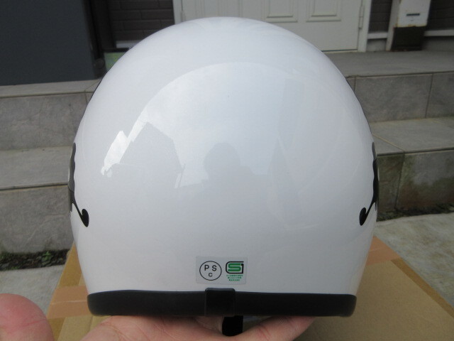 DAMMTRAX　DANNFLAPPER　レディース ジェットヘルメット　パールホワイト　Ｍサイズ_画像6