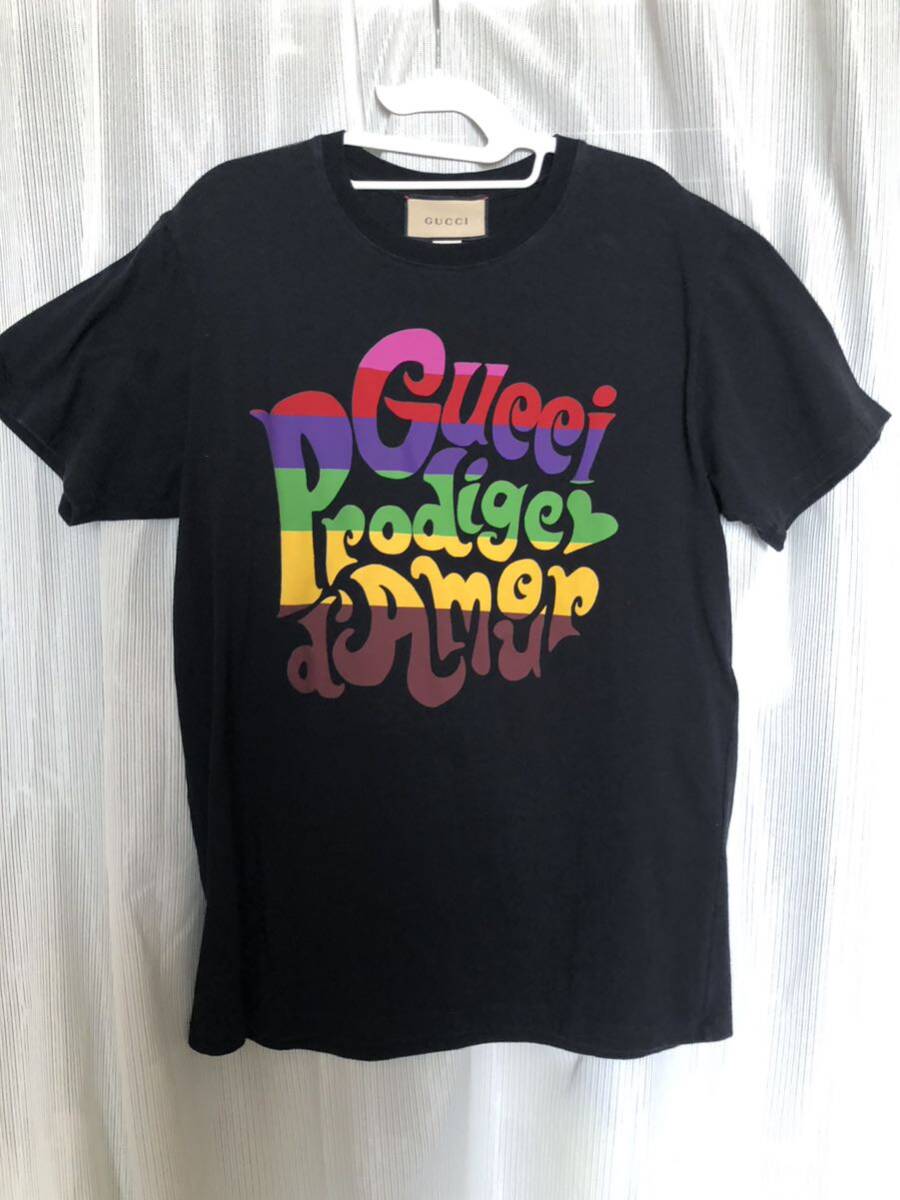 グッチ GUCCI Tシャツ Prodige d'Amourオーバーサイズの画像1