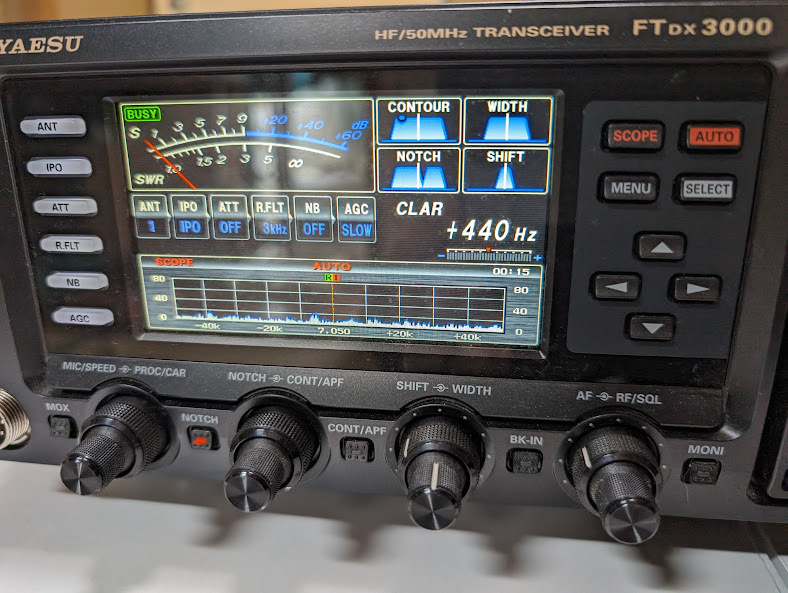 YAESU  FT-DX3000 HF/50MHz ALL MODE (SSB/CW/AM/FM/RTTY/PSK) 50W機 使用期間浅く美品 の画像7