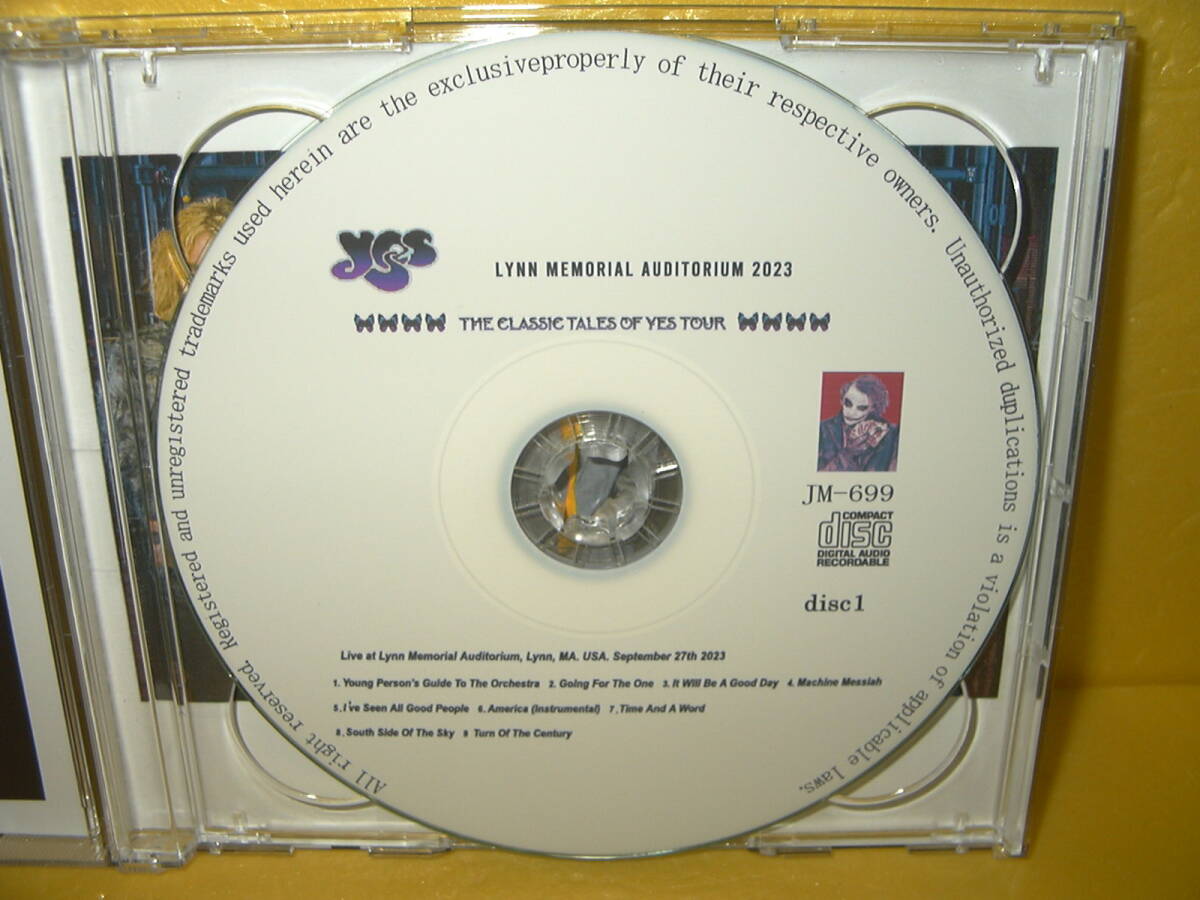 【2CD】YES「LYNN MEMORIAL AUDITORIUM 2023」の画像4