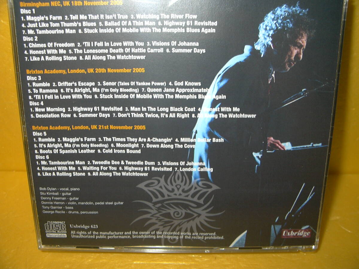 【6CD】BOB DYLAN「BIRMINGHAM & BRIXTON 2005 FROM BASH TO CLASH」_画像2