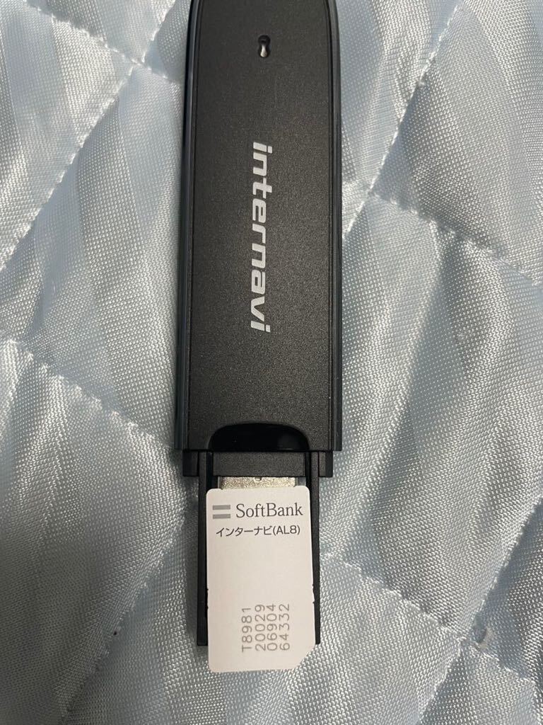 ホンダ純正Gathersプレミアムクラブインターナビ リンクアップフリーデータ通信USB本体 HSK-1000G SIMカード、USBケーブル付 中古美品の画像3