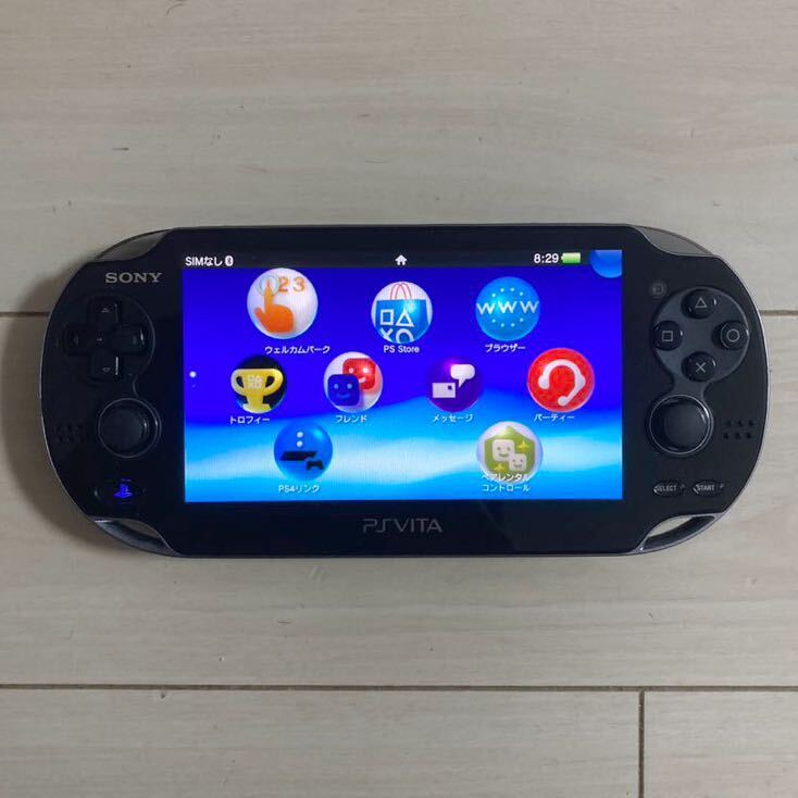 SONY PSVITA PCH-1100 AB01 本体 3G wifi 動作品 初期化 ソニー ピーエス ビータ ヴィータ プレイステーション PlayStation PS 送料無料