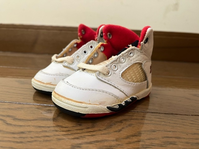 [デッドストック] オリジナル 当時物 9cm NIKE BABY JORDAN ナイキ ベビージョーダン vintage ヴィンテージ ナンバリング入りの画像1