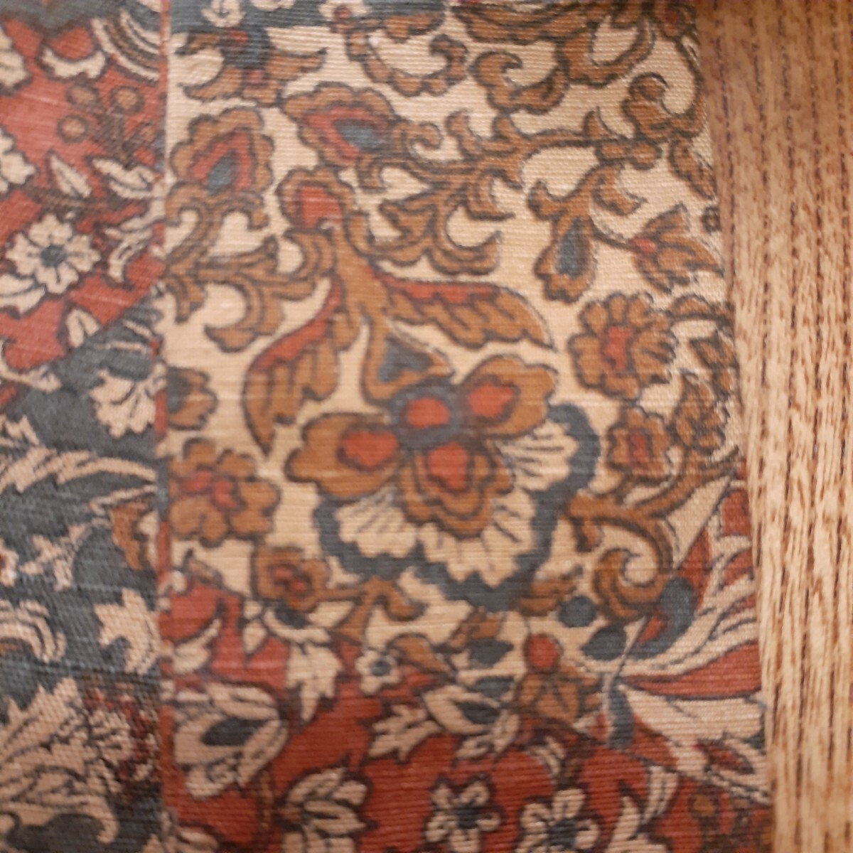 ツイリー 結城紬 正絹100％ 手織　 約88cm×5cm