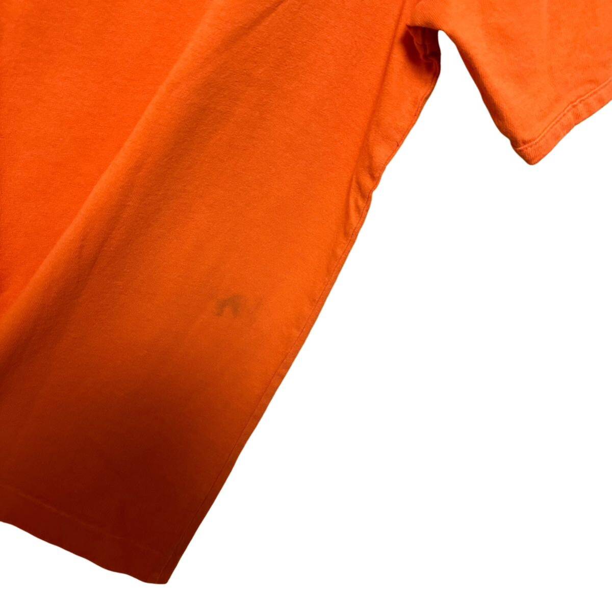 C.P COMPANY シーピーカンパニー デザインTシャツ 半袖カットソー Mサイズ 00s オレンジの画像4
