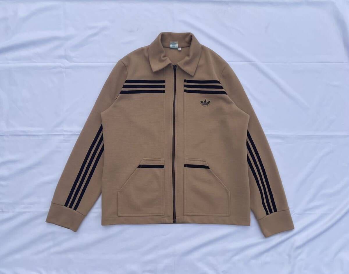 70s adidas 西ドイツ製 トラックジャケット ガイコツジャージ 常田大希着用 vintage track jacket サイズ50 ML相当 の画像1