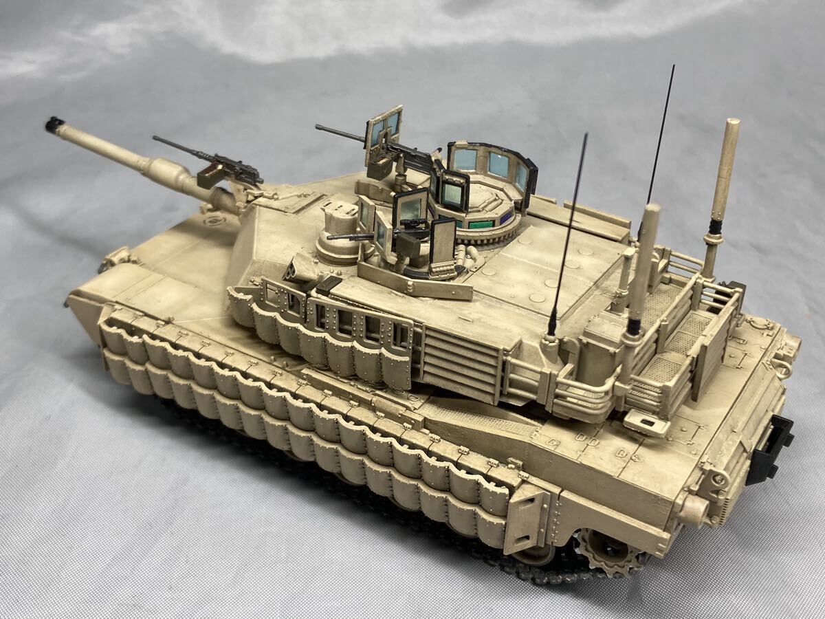 MENGモデル 1/72 アメリカ陸軍 M1A2 SEP エイブラムス TUSK II 戦車 完成品の画像7