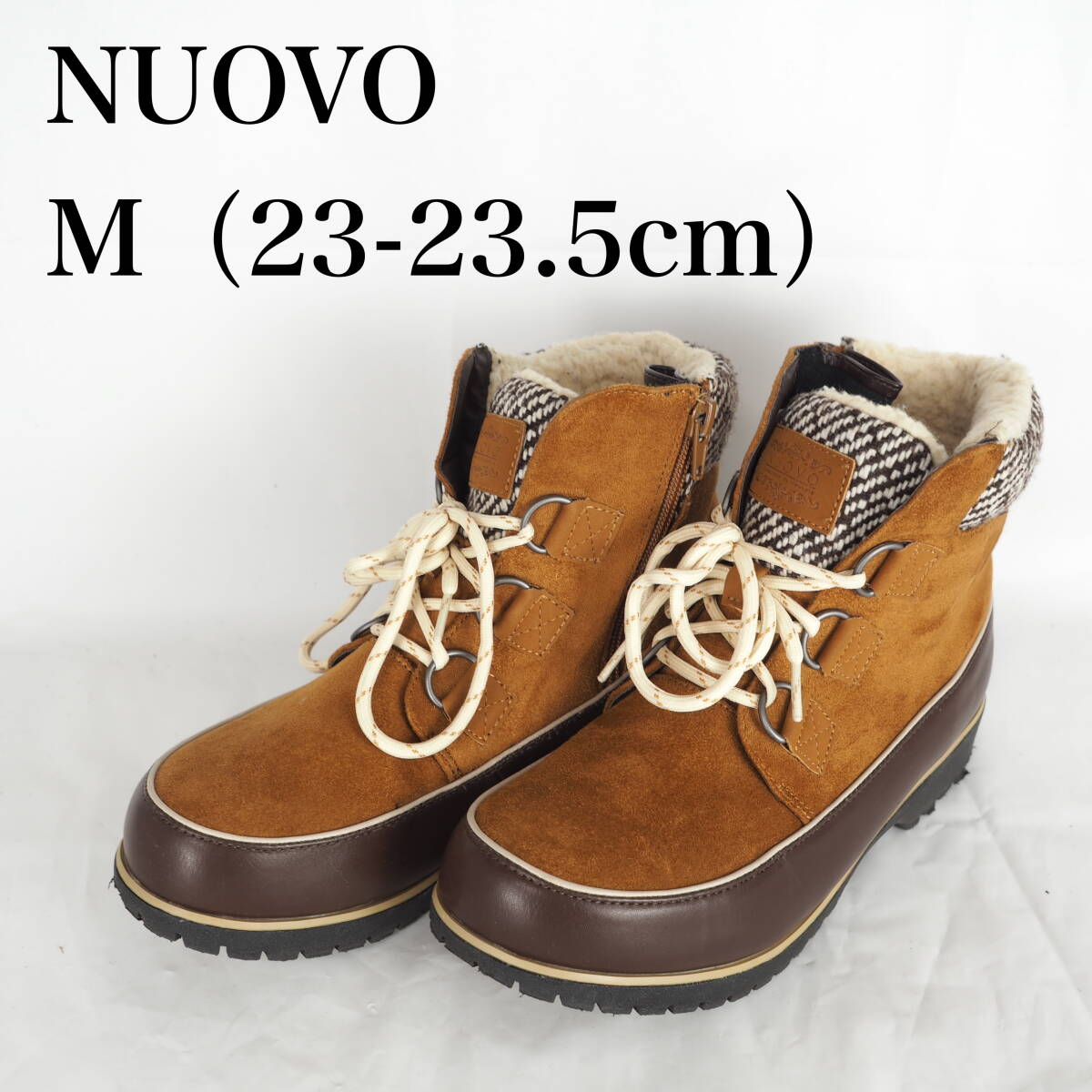 EB5172*NUOVO*ヌオーヴォ*レディースショートブーツ*M（23-23.5cm）*キャメル_画像1