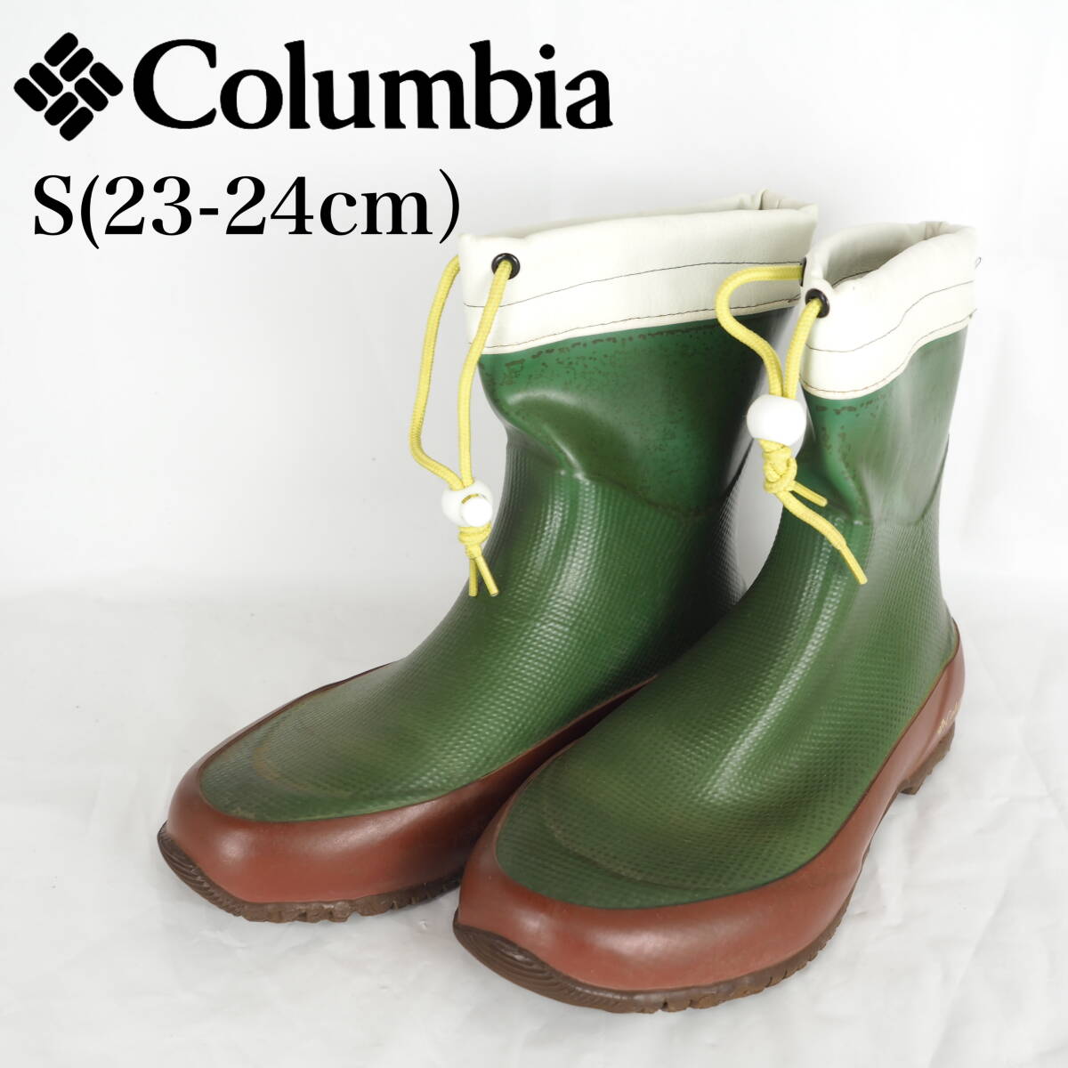 EB5176*Columbia*...* женский  дождь   ботинки *S(23-24cm）* зеленый 