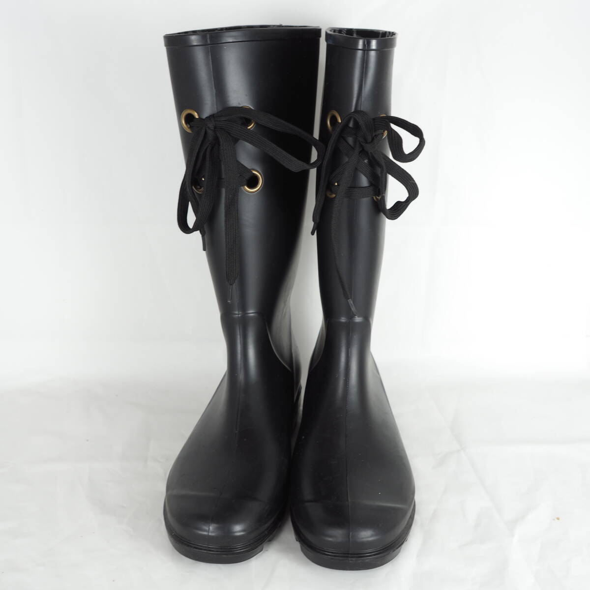 EB5206* lady's rain boots *LL-24.5~25cm* black 