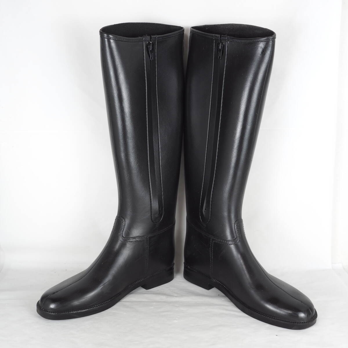 EB5077*DAFUNA*da crucian * lady's rain boots *37-23.5cm* black 