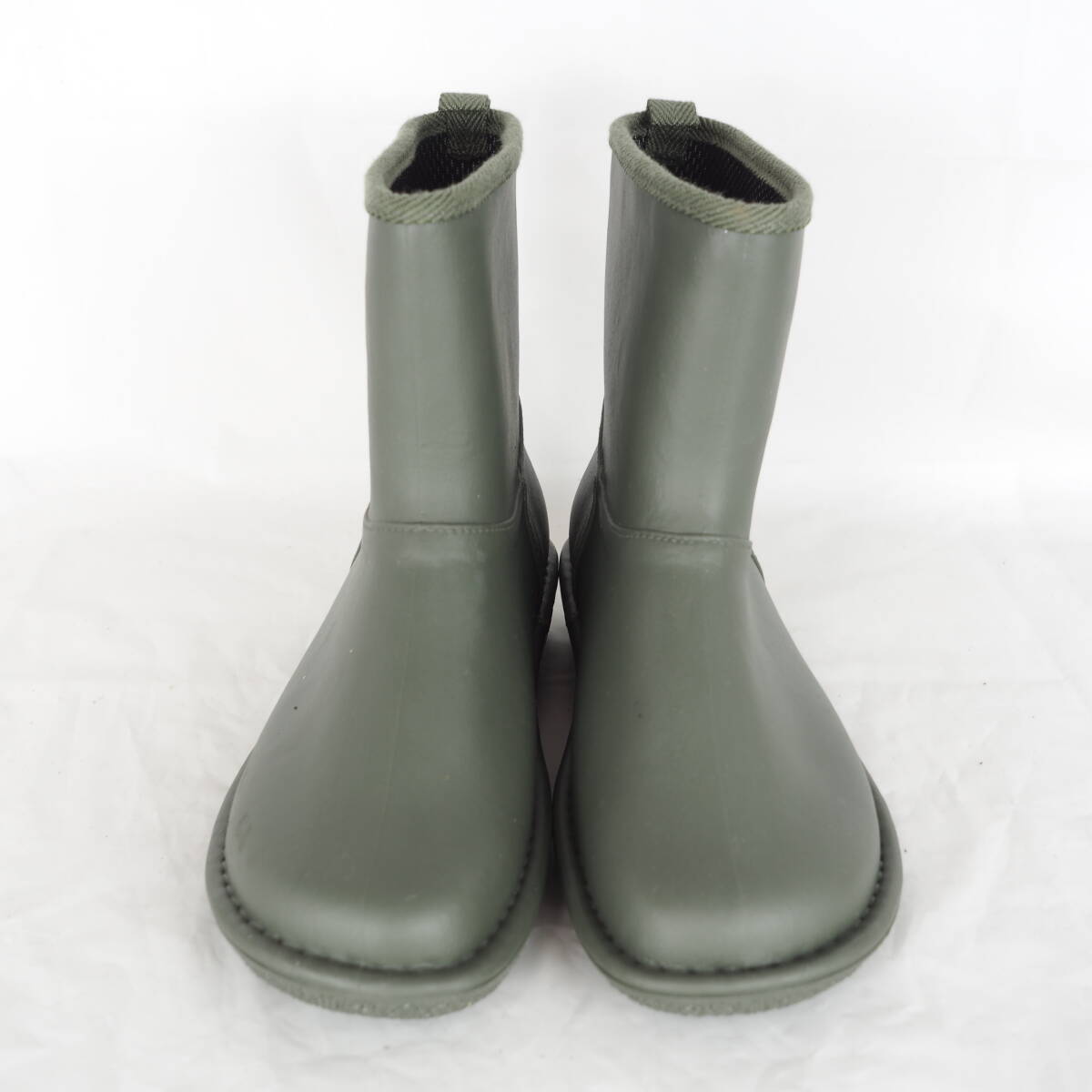 EB5226*Charming* tea -ming* lady's rain boots *M-23cm* khaki 
