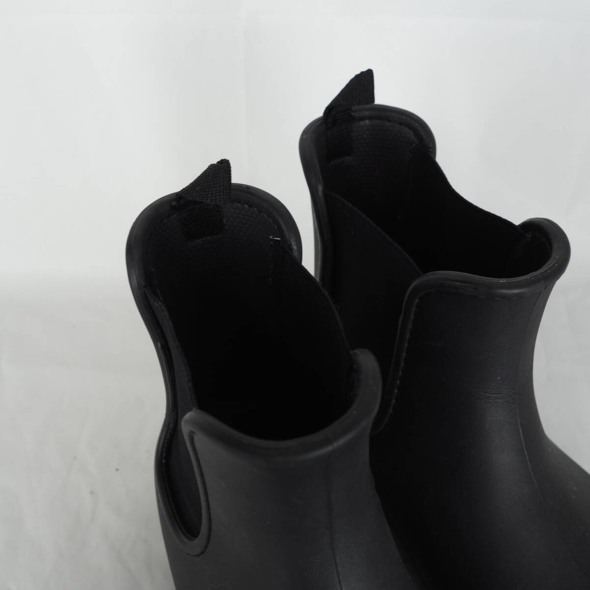 EB5255*crocs* Crocs * lady's rain boots *W8-24cm* black 