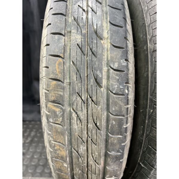 ブリヂストン NEXTRY ECOPIA 145/80R13 75S タイ製 2本SET◇2020年製8~9分山オンロードタイヤ◇中古 若干のシワあり◇愛荘町東円堂手渡し可の画像2