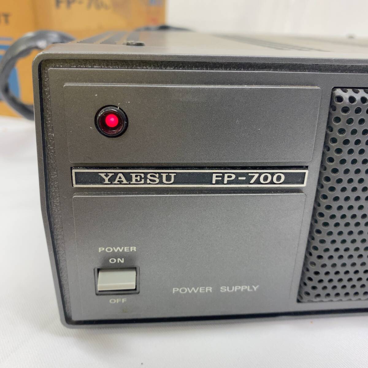 【D1044】通電確認済 YAESU FR-700 外部交流用電源_画像2