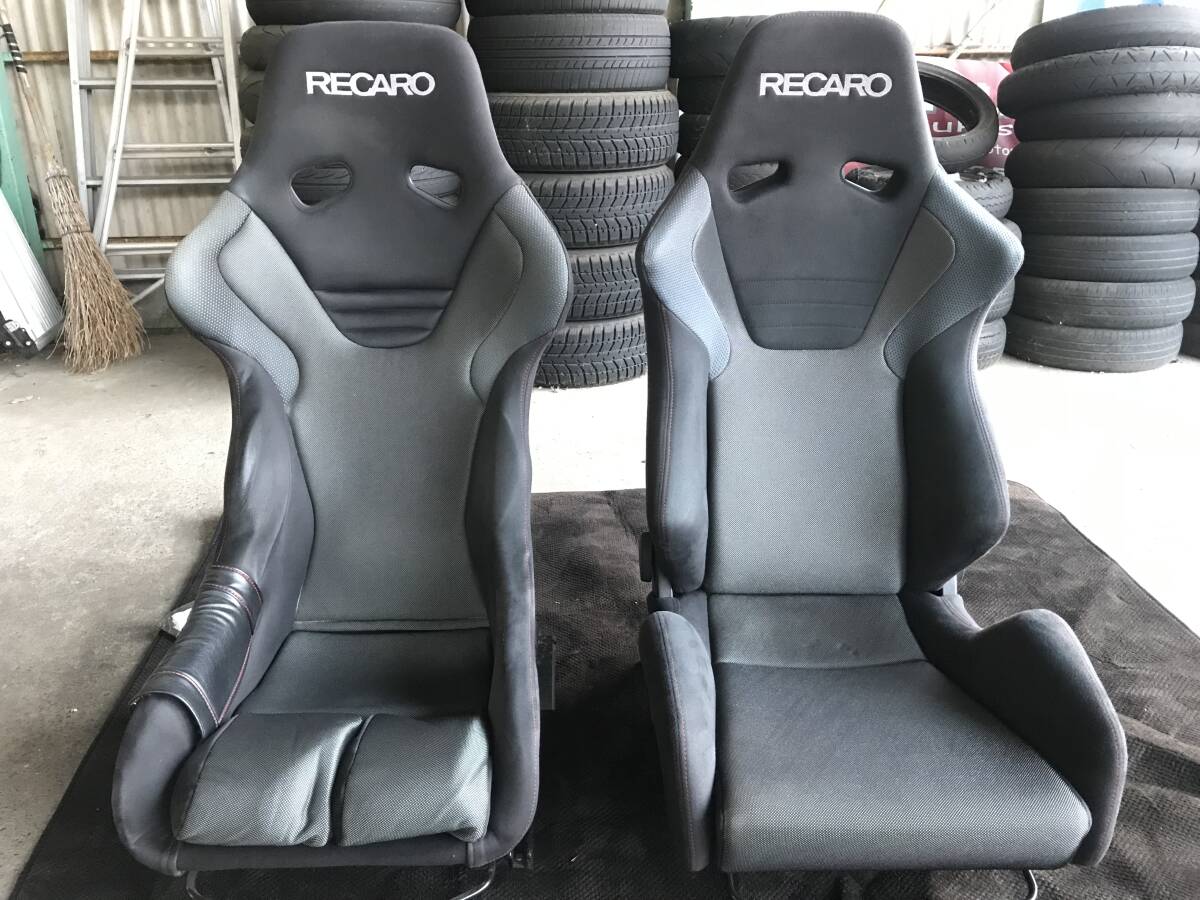 RECARO RS-G ASM フルバケット　RECARO　SR-6　ASM セミバケット　運転席　助手席セット　シビック　FD2用　引き取り限定_画像1